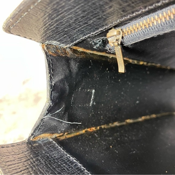 Jean Paul Gaultier 90s Vintage Black Leather Structured Portfolio - Picture 15 of 16